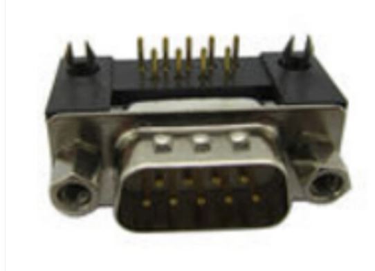 D-SUB samec, dvojradový typ IDC